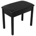 On Stage Keyboard/Piano Bench Flip-Top, Solid Wood & Vinyl in Black (OSKB8902B) - Gsus4