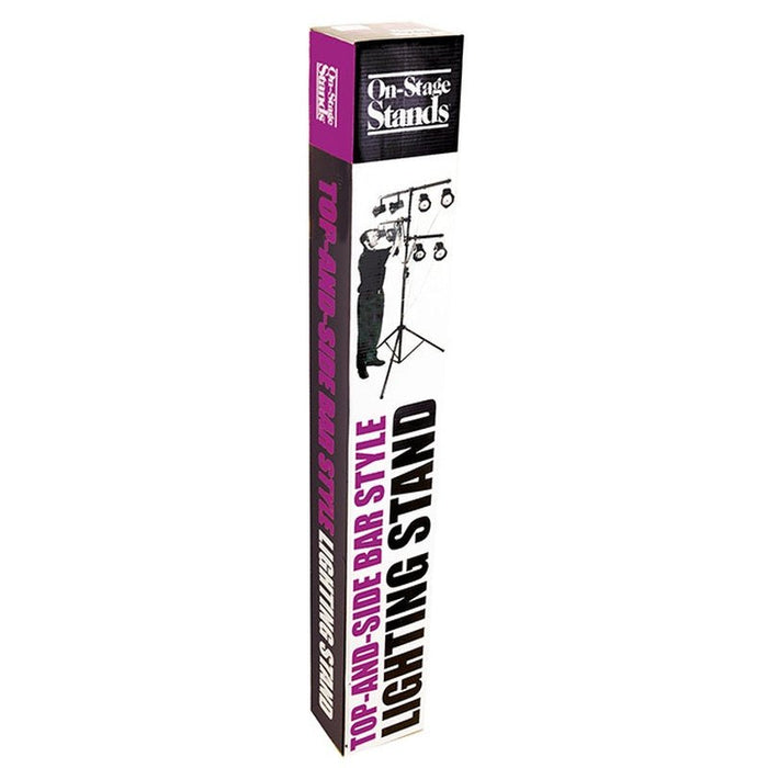 On Stage Lighting Stand with T-Bar and 2 Side Bars (OSLS7720BLT) - Gsus4