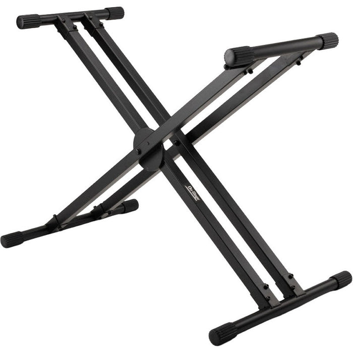 On Stage Lok Tight Pro Double X-Braced Ergo-Lok Keyboard Stand (OSKS8291) - Gsus4