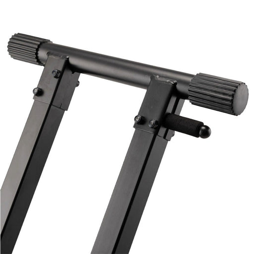 On Stage Lok Tight Pro Double X-Braced Ergo-Lok Keyboard Stand (OSKS8291) - Gsus4