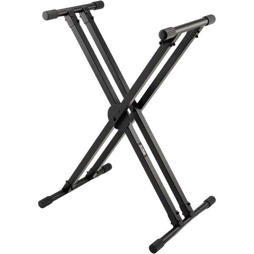 On Stage Lok Tight Pro Double X-Braced Ergo-Lok Keyboard Stand (OSKS8291) - Gsus4