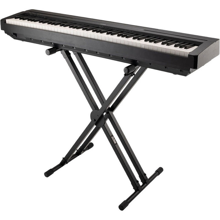 On Stage Lok Tight Pro Double X-Braced Ergo-Lok Keyboard Stand (OSKS8291) - Gsus4