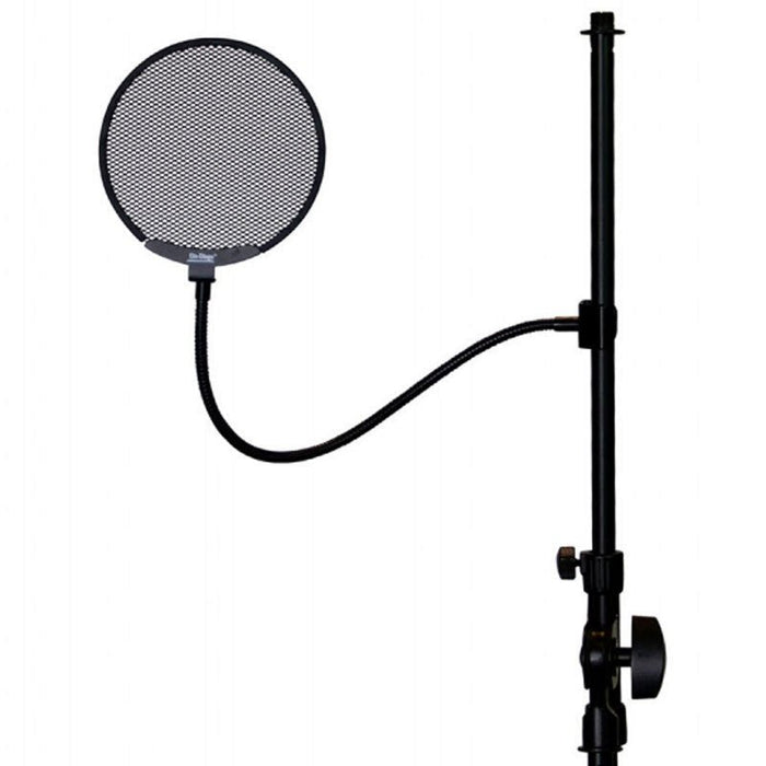 On Stage Metal Pop Blocker 5.38" with Gooseneck and C-Clamp (OSASVSM5B) - Gsus4