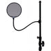 On Stage Metal Pop Blocker 5.38" with Gooseneck and C-Clamp (OSASVSM5B) - Gsus4