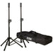 On Stage Mini Speaker Stand Pack with Pair of Mini Speaker Stands & Carry Bag (OSSSP7000) - Gsus4