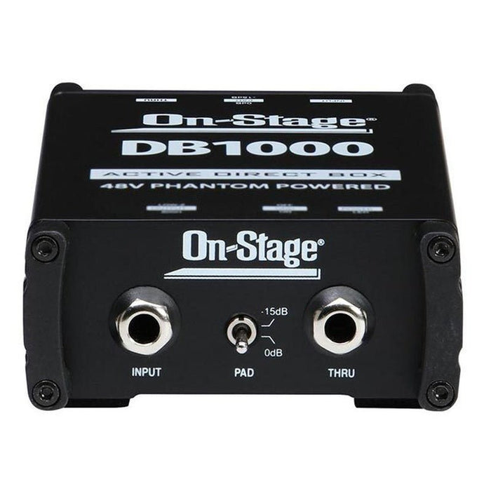 On Stage Phantom Powered Active Direct Box (OSDB1000) - Gsus4