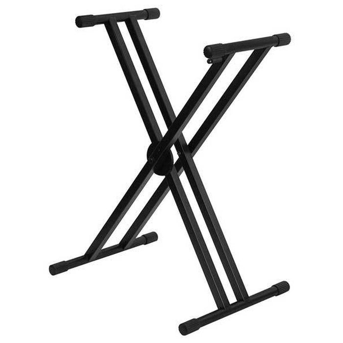 On Stage Pro Heavy Duty Double X-Braced Ergo-Lok Keyboard Stand (OSKS7591) - Gsus4