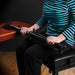 On Stage Pro Orchestral Sheet Music Stand with Wide Rosewood Bookplate (OSSM7312W) - Gsus4