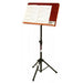 On Stage Pro Orchestral Sheet Music Stand with Wide Rosewood Bookplate (OSSM7312W) - Gsus4