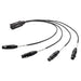 On Stage Production Grade 4-Channel Signal Snake Cable (4 x XLR Female - RJ45) (OSSNK4CF) - Gsus4