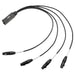 On Stage Production Grade 4-Channel Signal Snake Cable (4 x XLR Female - RJ45) (OSSNK4CF) - Gsus4