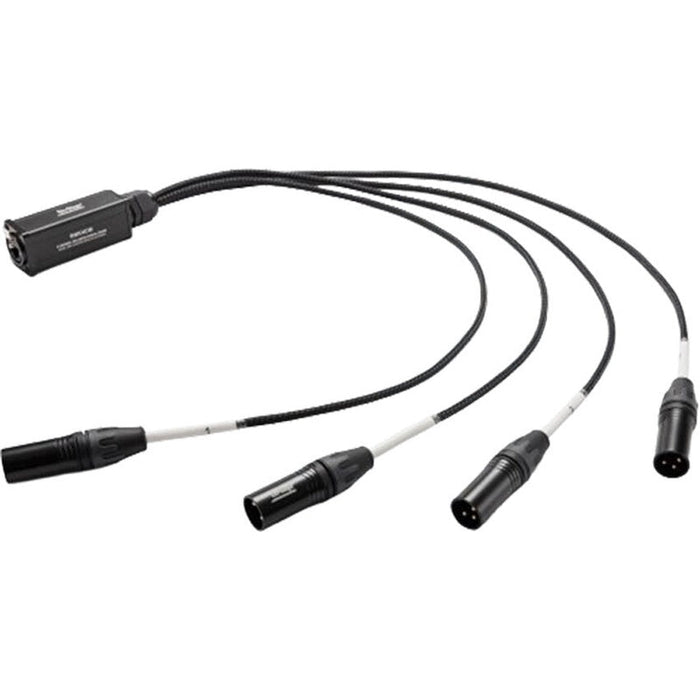 On Stage Production Grade 4-Channel Signal Snake Cable (4 x XLR Male - RJ45) (OSSNK4CM) - Gsus4