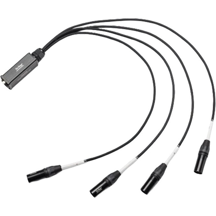 On Stage Production Grade 4-Channel Signal Snake Cable (4 x XLR Male - RJ45) (OSSNK4CM) - Gsus4