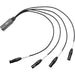 On Stage Production Grade 4-Channel Signal Snake Cable (4 x XLR Male - RJ45) (OSSNK4CM) - Gsus4