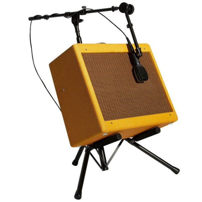 On Stage RS7501 Tiltback Tripod Amplifier Stand with Boom Mic Arm (OSRS7501) - Gsus4