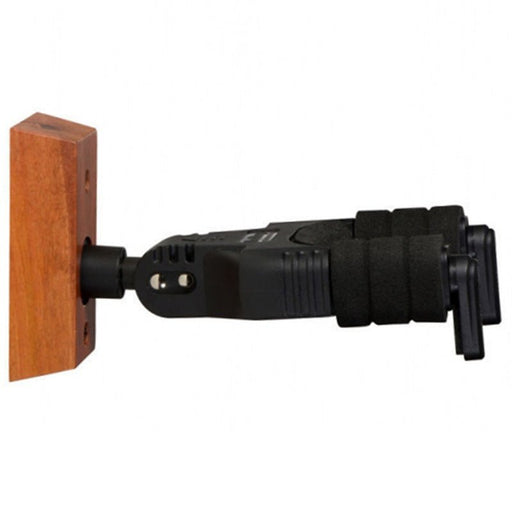 On Stage Straight Facing Locking Wall-Mount Guitar Hanger with Wood Base (OSGS8730MA) - Gsus4