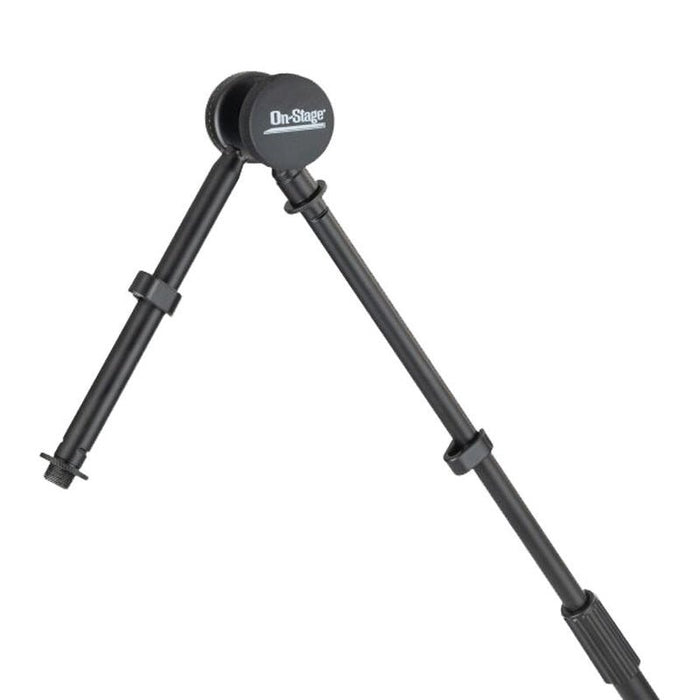 On Stage Tripod Studio Mic Boom with 7" Mini Boom Extension & Casters (OSSB96PLUS) - Gsus4