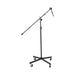 On Stage Tripod Studio Mic Boom with 7" Mini Boom Extension & Casters (OSSB96PLUS) - Gsus4