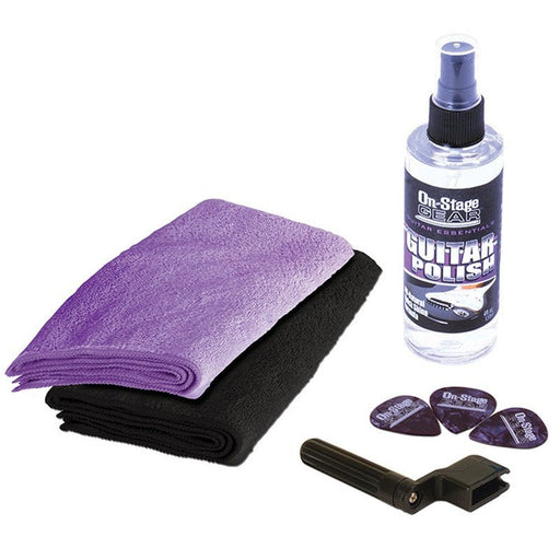 On Stage Universal Guitar Care Product Package (OSGK7000) - Gsus4