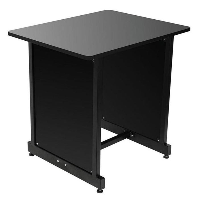 On Stage Wooden Rack Cabinet in Black/Black Steel Frame (OSWSR7500B) - Gsus4