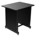 On Stage Wooden Rack Cabinet in Black/Black Steel Frame (OSWSR7500B) - Gsus4