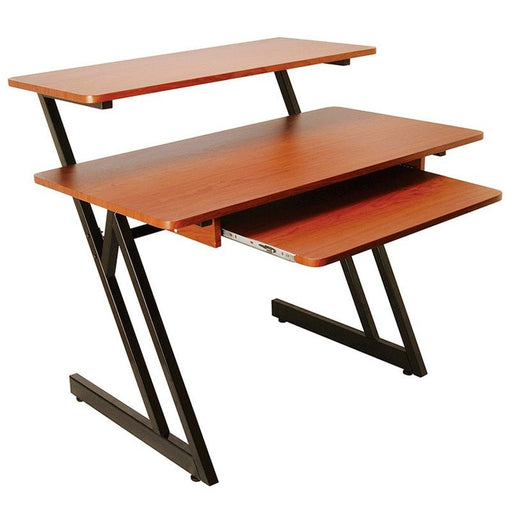 On Stage Wooden Workstation in Rosewood/Black Steel Frame (OSWS7500RB) - Gsus4