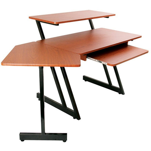 On Stage Wooden Workstation in Rosewood/Black Steel Frame (OSWS7500RB) - Gsus4