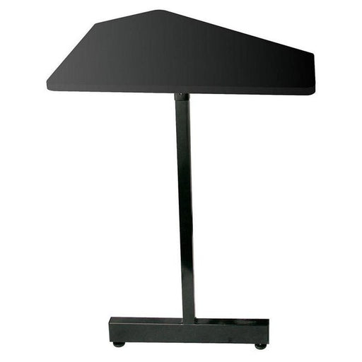 On Stage Workstation Corner Accessory Table in Black/Black Steel Frame (OSWSC7500B) - Gsus4