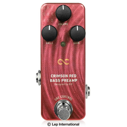 One Control BJF Crimson Red Bass Preamp (OC-CRBP) - Gsus4