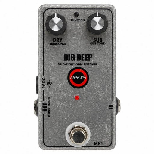 OPFXS Dig Deep MK1 Sub-Harmonic Octaver Pedal (OPFXS-DigDeep-MK1) - Gsus4