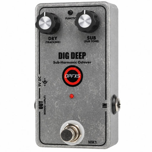 OPFXS Dig Deep MK1 Sub-Harmonic Octaver Pedal (OPFXS-DigDeep-MK1) - Gsus4