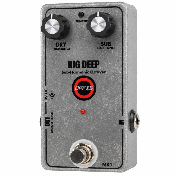OPFXS Dig Deep MK1 Sub-Harmonic Octaver Pedal (OPFXS-DigDeep-MK1) - Gsus4