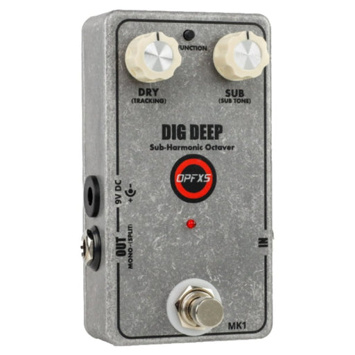 OPFXS Dig Deep MK1 Sub-Harmonic Octaver Pedal (OPFXS-DigDeep-MK1) - Gsus4