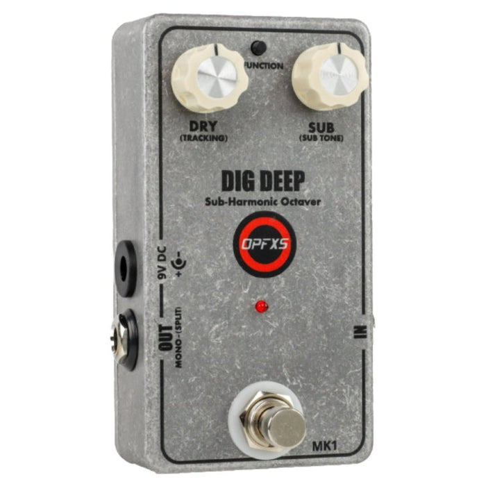 OPFXS Dig Deep MK1 Sub-Harmonic Octaver Pedal (OPFXS-DigDeep-MK1) - Gsus4