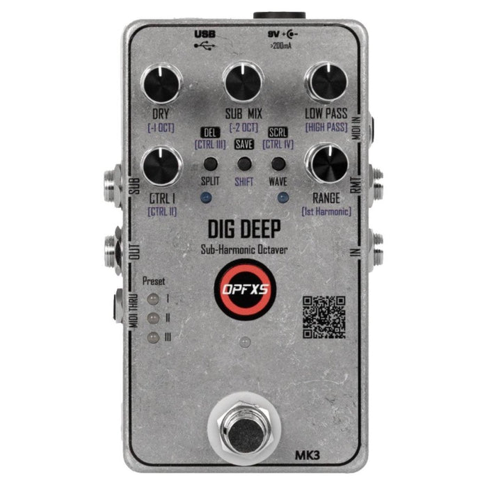 OPFXS Dig Deep MK3 Guitar Effect