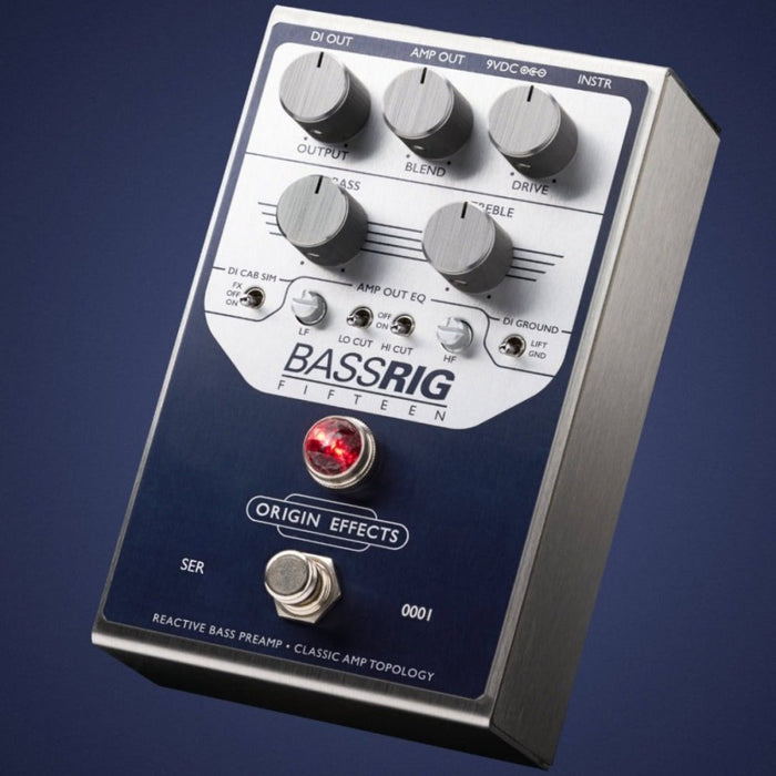 Origin Effects | BassRIG FIFTEEN | Reactive Bass Preamp & DI | Inspired by Ampeg B - 15 Portaflex (OEX-0054-00) - Gsus4
