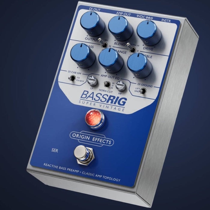 ampeg svt pedal Origin Effects | BassRIG Super Vintage | Reactive Bass Preamp & DI | Inspired by Ampeg SVT