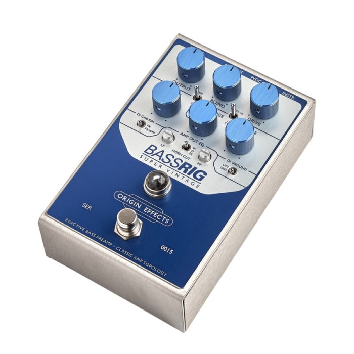 Origin Effects | BassRIG Super Vintage | Reactive Bass Preamp & DI | Inspired by Ampeg SVT (OEX - 0023 - 00) - Gsus4