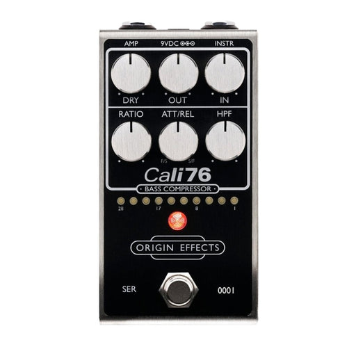 Origin Effects | Cali76 BASS Compressor | w/ Sidechain HPF Control | Inspired by Urei 1176 | Black (OEX - 0068 - 00) - Gsus4