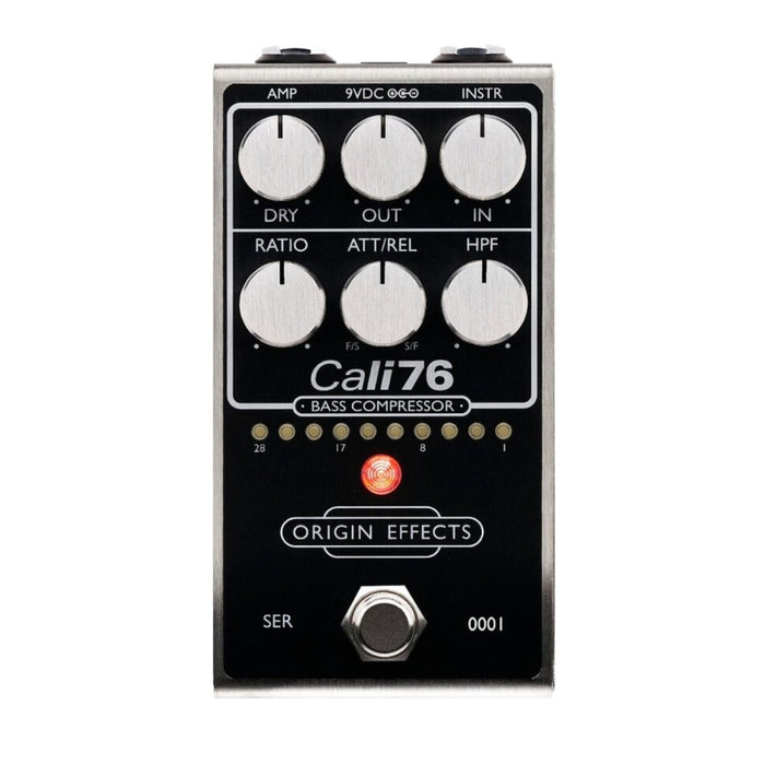 Origin Effects | Cali76 BASS Compressor | w/ Sidechain HPF Control | Inspired by Urei 1176 | Black (OEX - 0068 - 00) - Gsus4