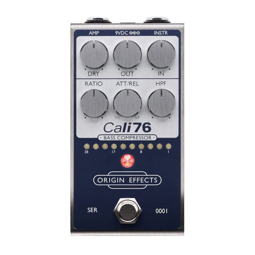 Origin Effects | Cali76 BASS Compressor | w/ Sidechain HPF Control | Inspired by Urei 1176 | Fifteen Blue (OEX-0090-00) - Gsus4