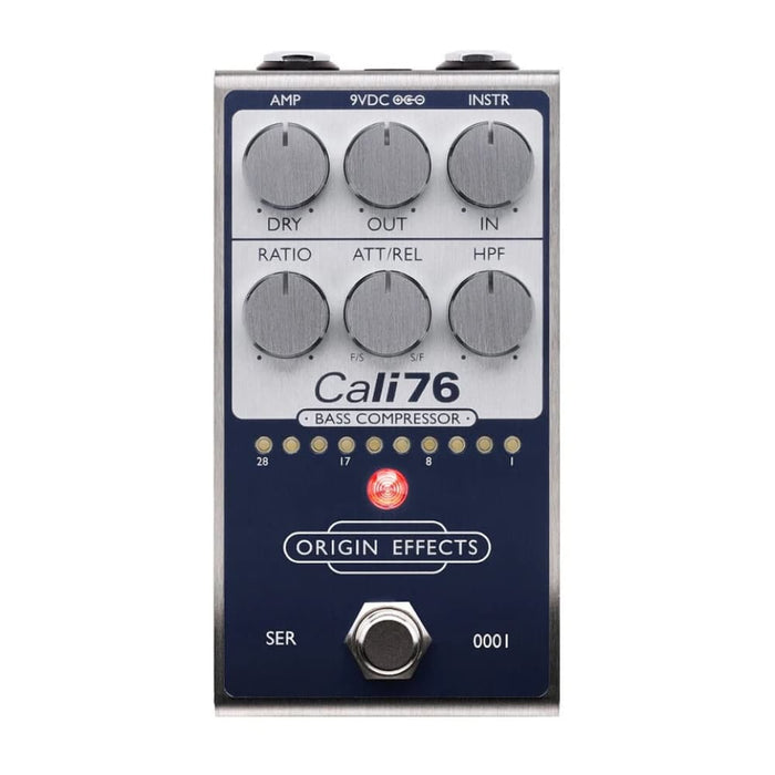 Origin Effects | Cali76 BASS Compressor | w/ Sidechain HPF Control | Inspired by Urei 1176 | Fifteen Blue (OEX-0090-00) - Gsus4