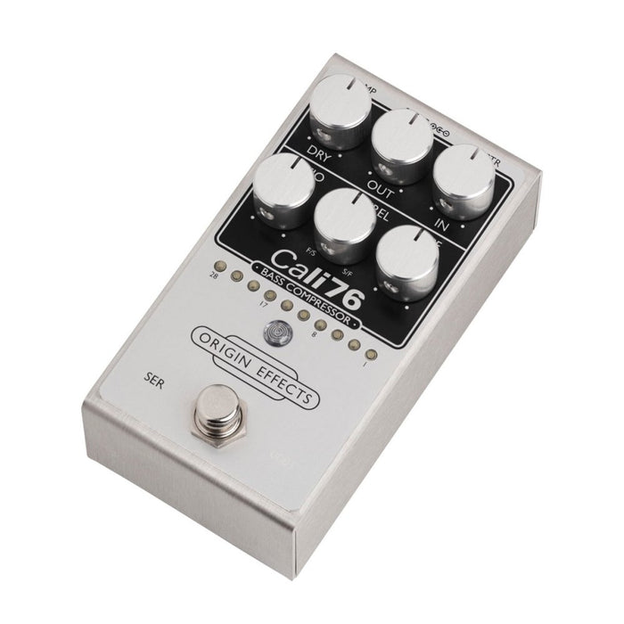 Origin Effects | Cali76 BASS Compressor | w/ Sidechain HPF Control | Inspired by Urei 1176 | Silver (OEX - 0046 - 00) - Gsus4