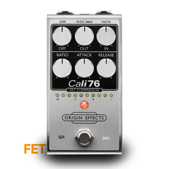 Origin Effects | Cali76 FET Compressor | Inspired by Urei 1176 | Silver (OEX - 0045 - 00) - Gsus4