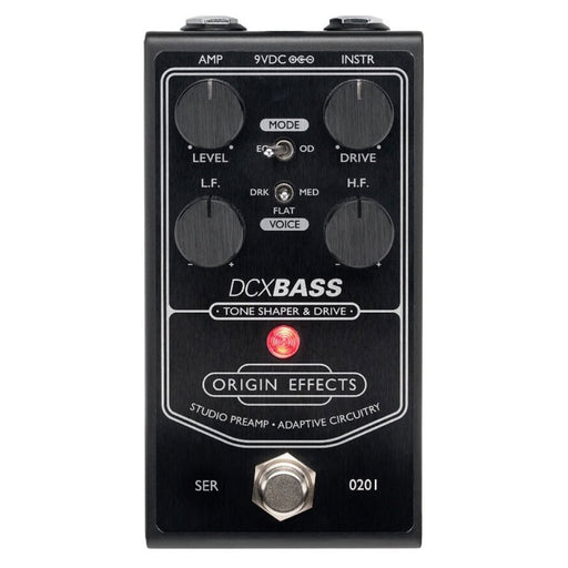 Origin Effects | DCX BASS Black Edition | Tone Shaper & Overdrive | w/ Adaptive Circuitry | Inspired by UA 610 Studio Preamp (OEX - 0062 - 00) - Gsus4