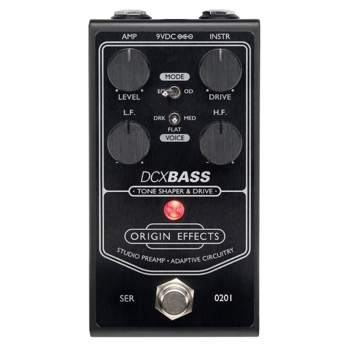 Origin Effects | DCX BASS Black Edition | Tone Shaper & Overdrive | w/ Adaptive Circuitry | Inspired by UA 610 Studio Preamp (OEX - 0062 - 00) - Gsus4