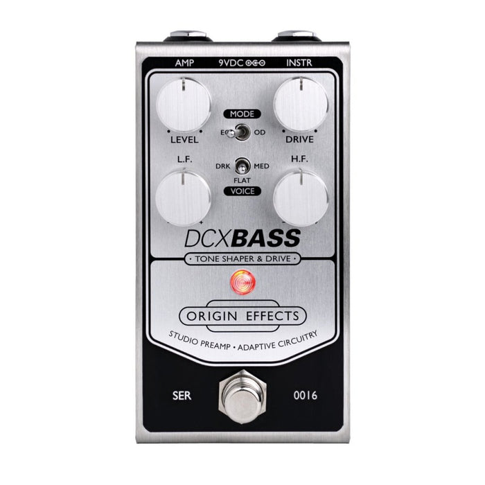 Origin Effects | DCX Bass | Tone Shaper & Overdrive | w/ Adaptive Circuitry | Inspired by UA 610 Studio Preamp (OEX - 0000 - 000) - Gsus4