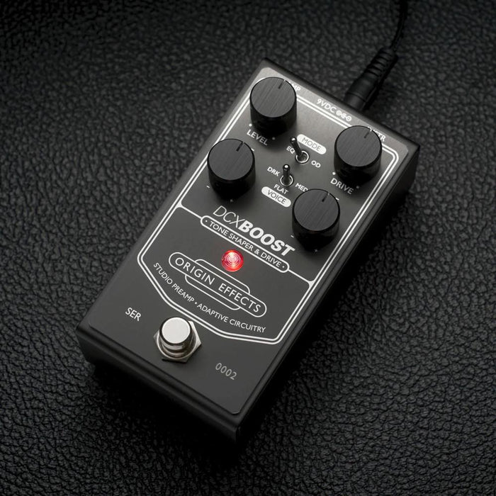 Origin Effects DCX BOOST (Black Edition) Tone Shaper & Overdrive w/ Adaptive Circuitry (OEX-0061-00) - Gsus4