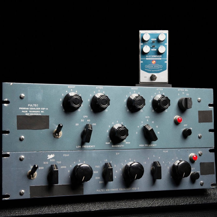 Origin Effects | M - EQ Driver | Mid Booster & Overdrive | w/ Mid Switch & Adaptive Circuitry | Inspired by Pultec EQ (OEX - 0027 - 00) - Gsus4
