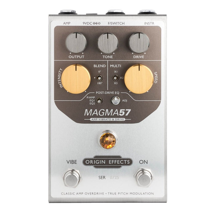 Origin Effects | Magma57 | Amp Vibrato & Overdrive (OEX - 0018 - 00) - Gsus4